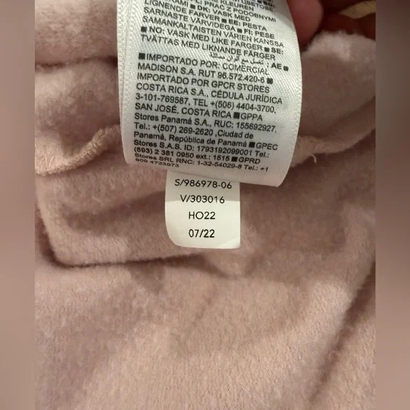 ATHLETA Purana V-Neck Wrap Sweatshirt - Orchid Pink medium Like New - Picture 5 of 5